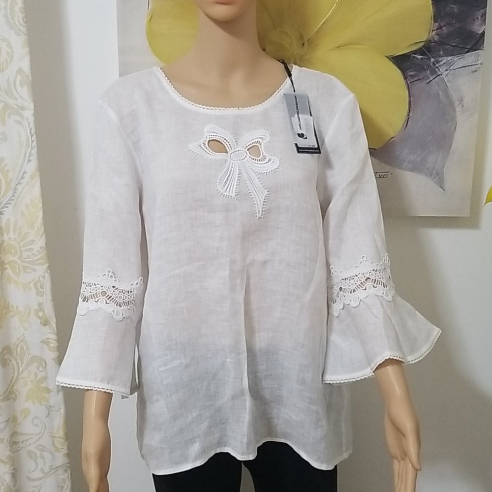 Linen Blouse - Picture 2 of 2